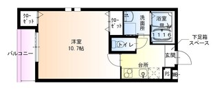 立花駅 徒歩7分 1階の物件間取画像